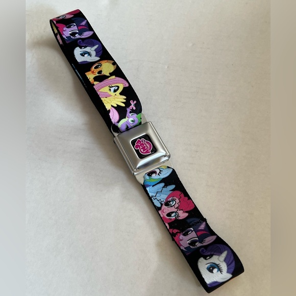 Official License 2012 My Little Pony Adult Unisex ‘Seatbelt’ Belt by Buckle-Down main image 5